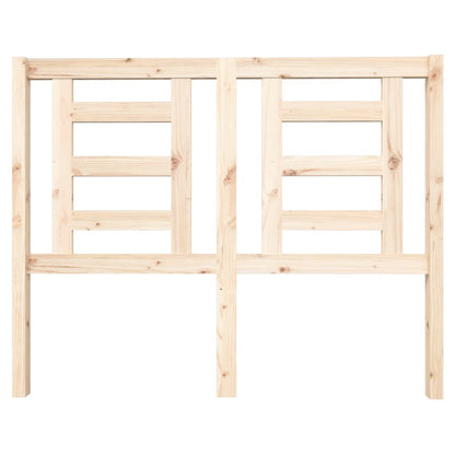 Bed Headboard 126x4x100 cm Solid Wood Pine