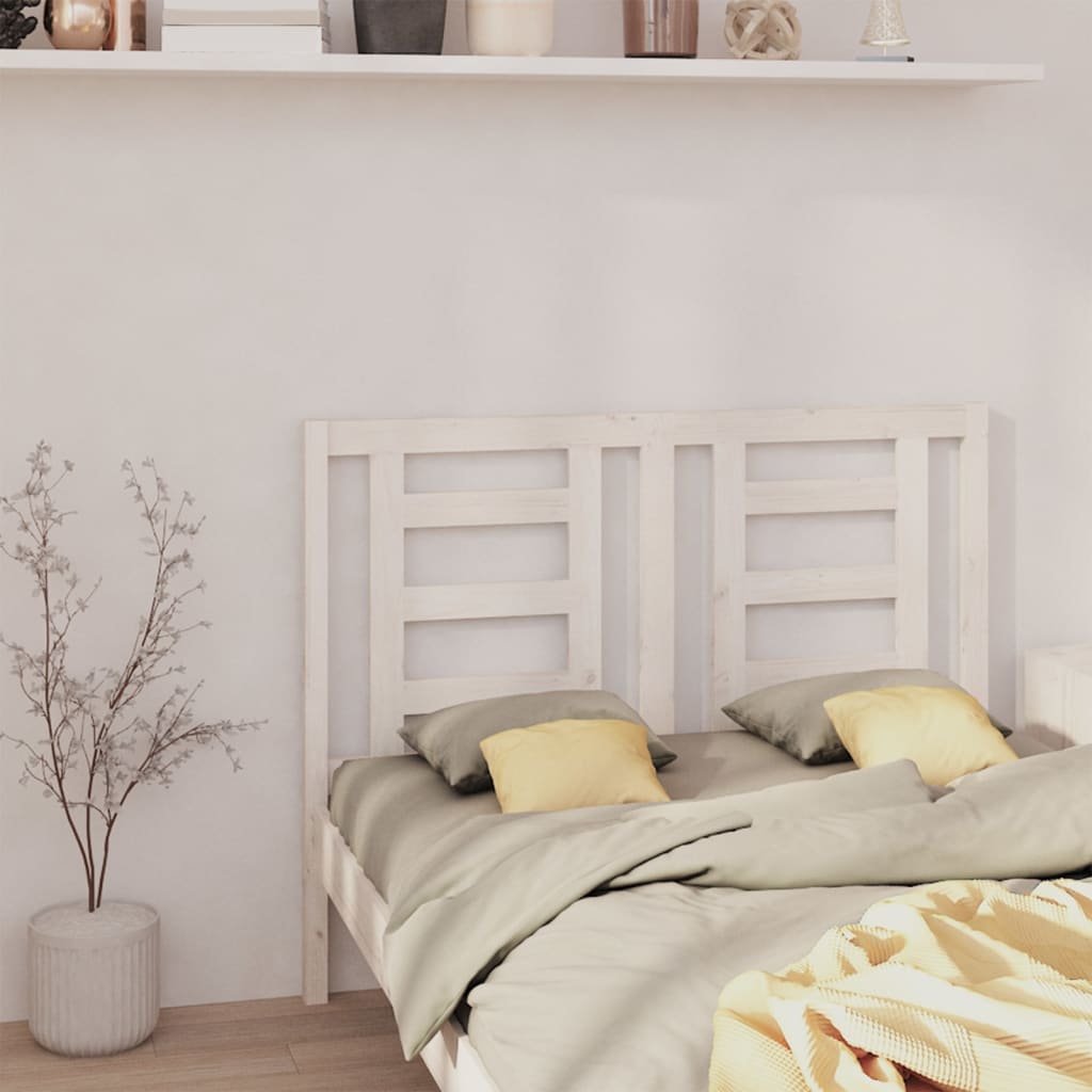 Headboard | White | Solid Pine Wood | Medium |  Durable  | Headboard