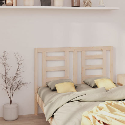 Headboard | Natural wood | Solid Pine Wood | Medium | Decorative Inlays