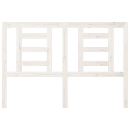 Headboard | White | Solid Pine Wood | Medium |  Decorative Inlays