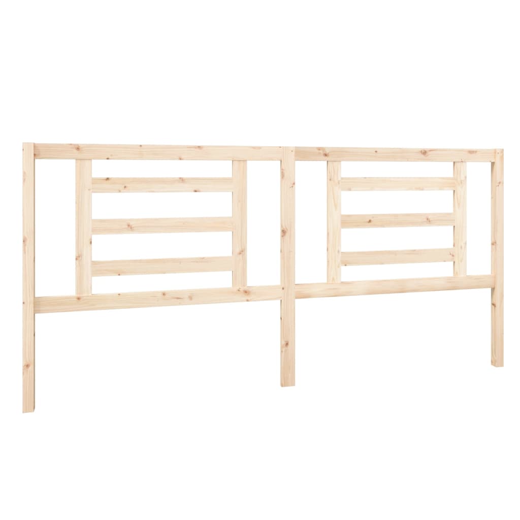 Bed Headboard | Natural wood | Solid Pine Wood