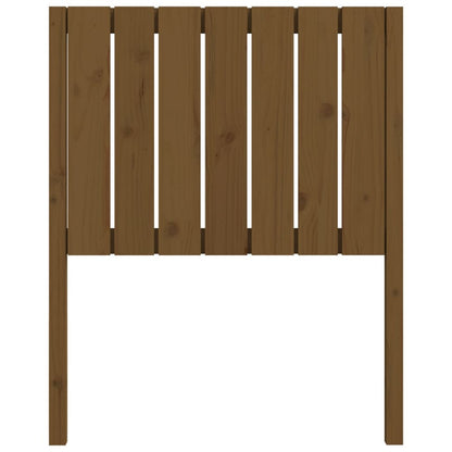 Bed Headboard Honey Brown 80.5x4x100 cm Solid Wood Pine
