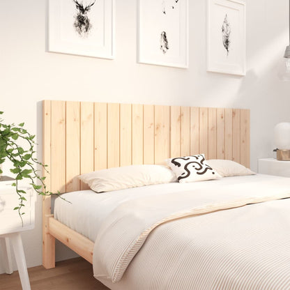 Bed Headboard 185.5x4x100 cm Solid Wood Pine