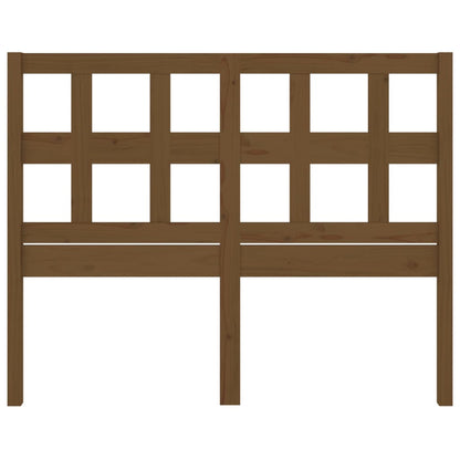 Bed Headboard Honey Brown 125.5x4x100 cm Solid Wood Pine