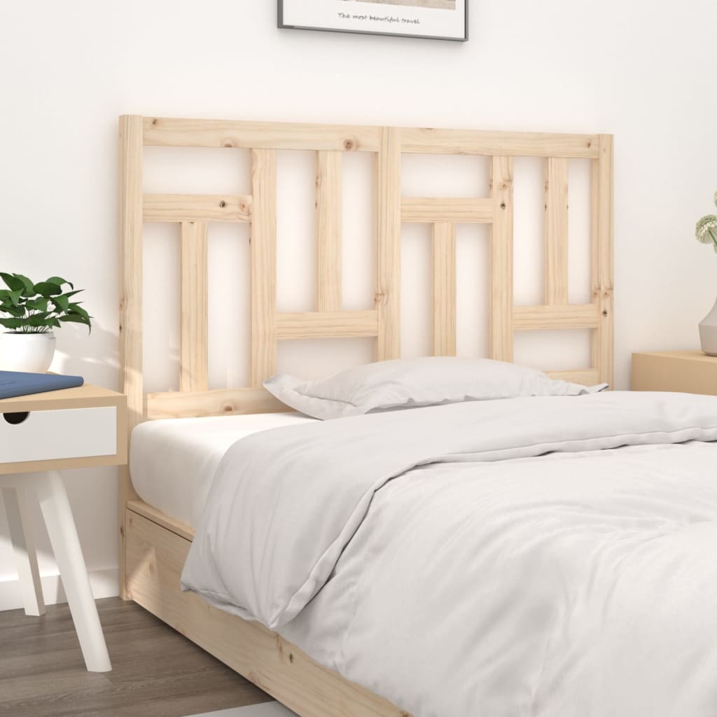 Bed Headboard 165.5x4x100 cm Solid Wood Pine