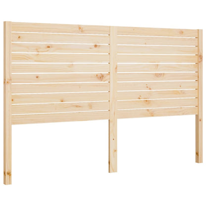 Bed Headboard 146x4x100 cm Solid Wood Pine