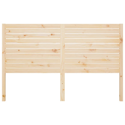 Bed Headboard 146x4x100 cm Solid Wood Pine