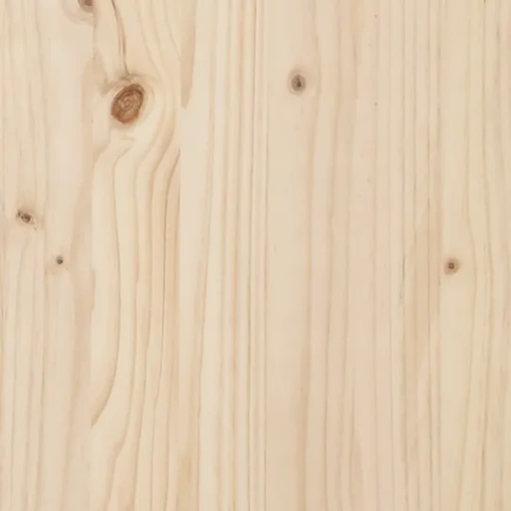 Bed Headboard 78.5x3x81 cm Solid Wood Pine