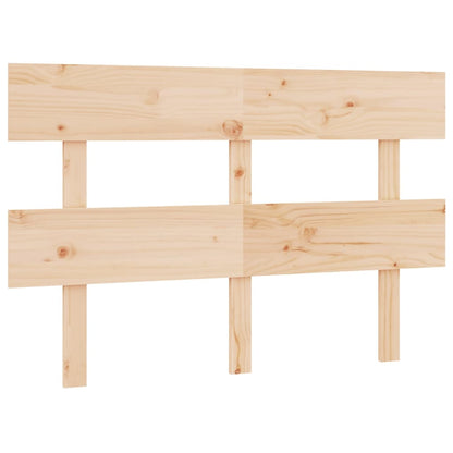 Bed Headboard 124x3x81 cm Solid Wood Pine