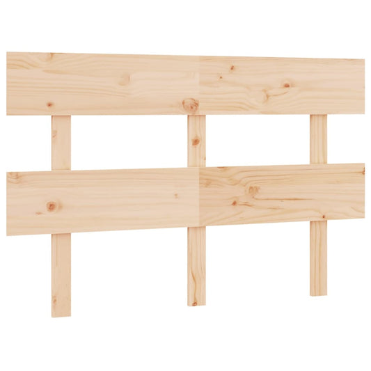 Bed Headboard 124x3x81 cm Solid Wood Pine
