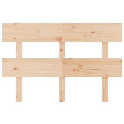Bed Headboard 124x3x81 cm Solid Wood Pine