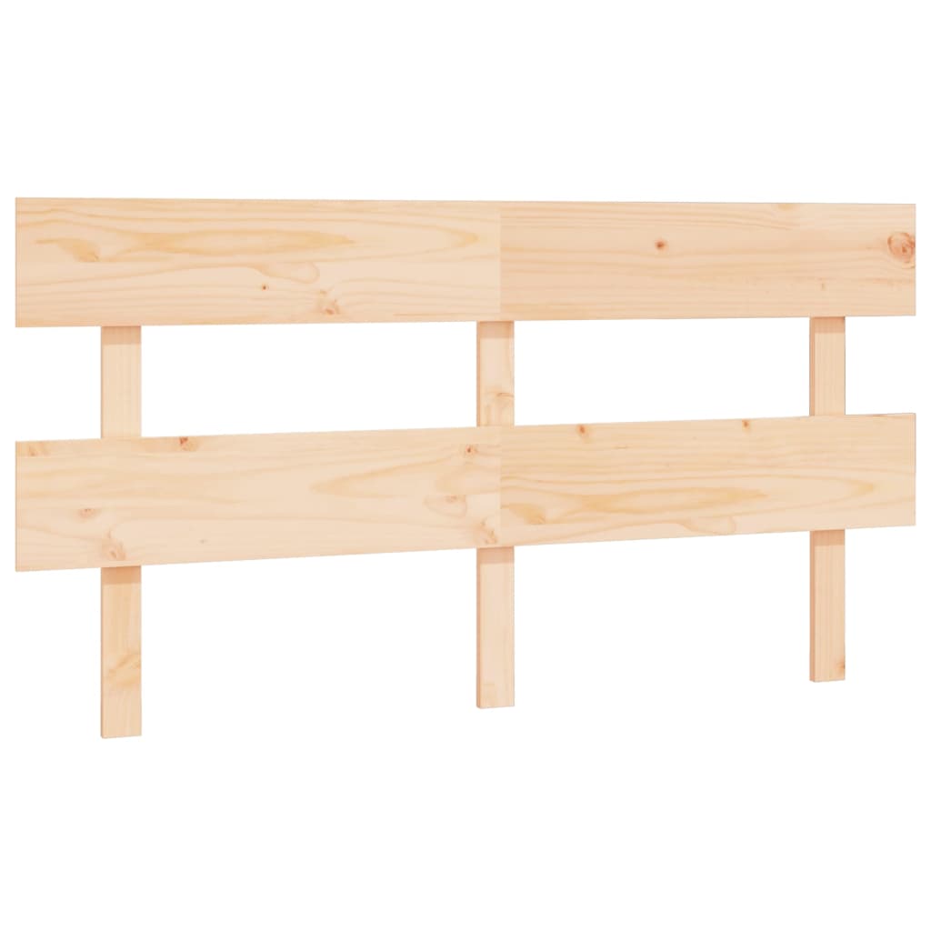 Bed Headboard | Natural Wood | Solid pine wood (untreated)