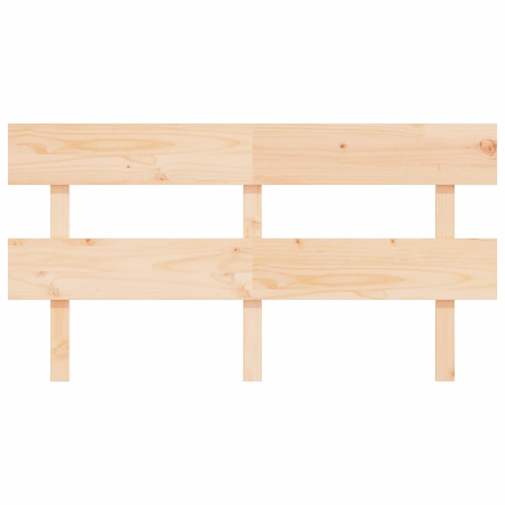 Bed Headboard | Natural Wood | Solid pine wood (untreated)