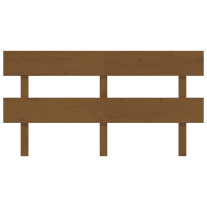 Bed Headboard Honey Brown 154x3x81 cm Solid Wood Pine
