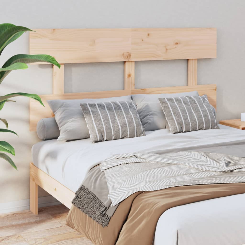 Bed Headboard 164x3x81 cm Solid Wood Pine