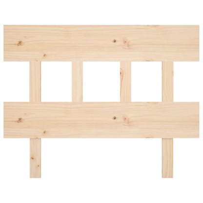 Bed Headboard 93.5x3x81 cm Solid Wood Pine