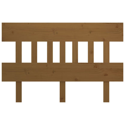 Bed Headboard Honey Brown 138.5x3x81 cm Solid Wood Pine