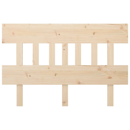 Bed Headboard 163.5x3x81 cm Solid Wood Pine