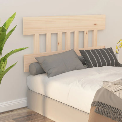 Bed Headboard 163.5x3x81 cm Solid Wood Pine