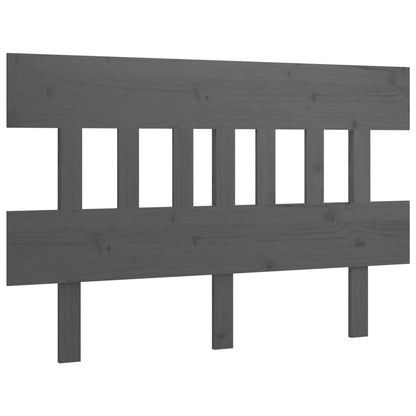 Bed Headboard | Grey | Solid pine wood | 163.5 x 3 x 81 cm