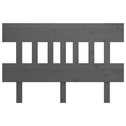 Bed Headboard | Grey | Solid pine wood | 163.5 x 3 x 81 cm