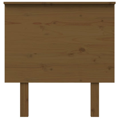 Bed Headboard Honey Brown 79x6x82.5 cm Solid Wood Pine