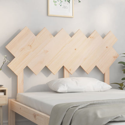 Bed Headboard | Natural Wood | Solid pine wood | 132x3x81 cm