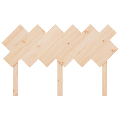 Bed Headboard | Natural Wood | Solid pine wood | 132x3x81 cm
