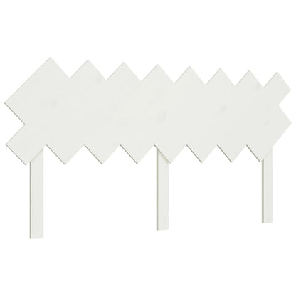 Bed Headboard | White | Solid Pine Wood | Standard |  Durable