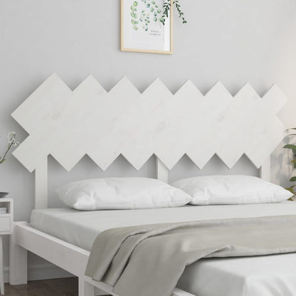 Bed Headboard | White | Solid Pine Wood | Standard |  Durable