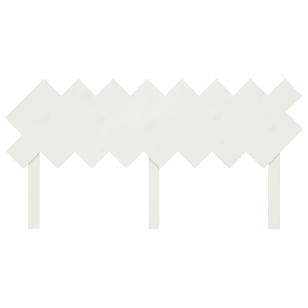 Bed Headboard | White | Solid Pine Wood | Standard |  Durable