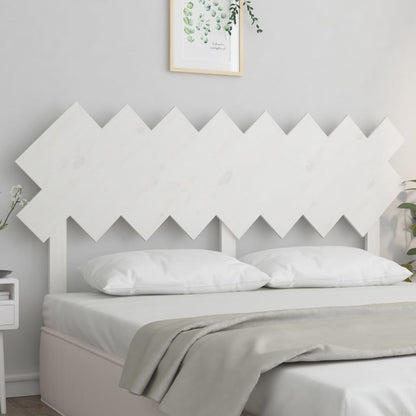 Bed Headboard | White | Solid Pine Wood | Standard |  Durable