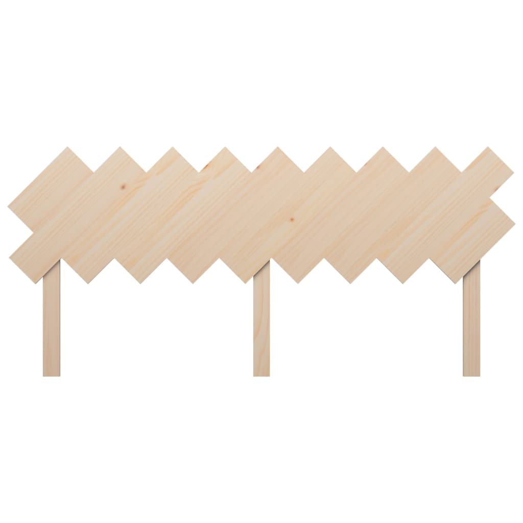 Bed Headboard | Natural Pine | Solid pine wood (untreated) | Standard