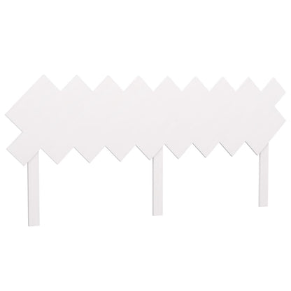 Bed Headboard | White | Solid pine wood | 178x3x80.5 cm