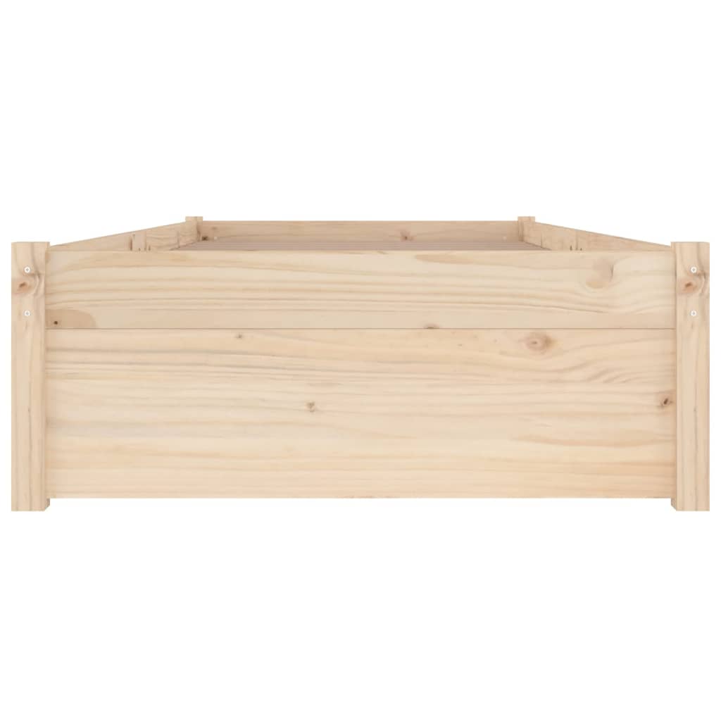 Bed Frame without Mattress with Drawers Small Single
