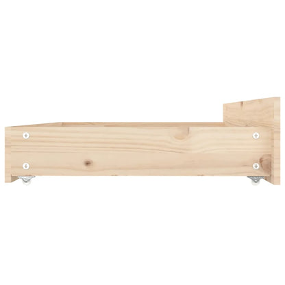 Bed Frame without Mattress with Drawers 120x200 cm