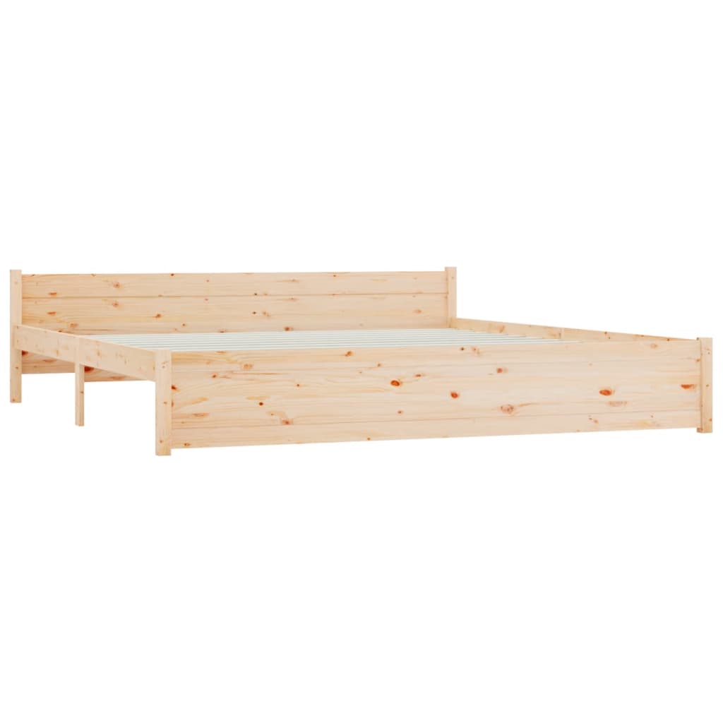 Bed Frame without Mattress with Drawers 200x200 cm