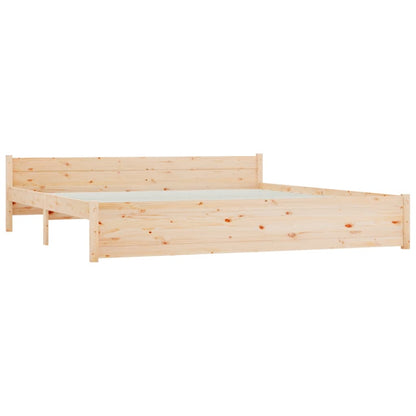 Bed Frame without Mattress with Drawers 200x200 cm