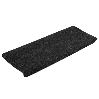 Stair Mats Self-adhesive 15 pcs 65x24.5x3.5 cm Anthracite