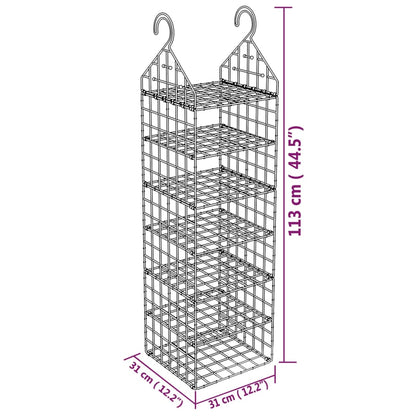 Hanging Closet Organiser with 7 Shelves