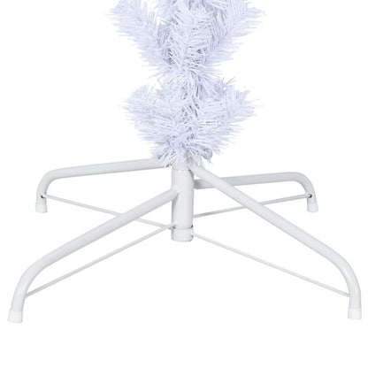 Upside-down Artificial Christmas Tree with Stand White 240 cm