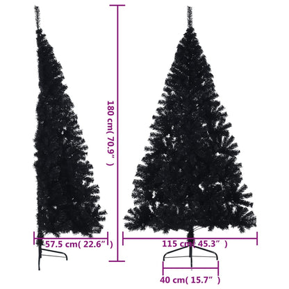 Christmas Tree | Black | PVC | Large | Christmas Tree | Crescent