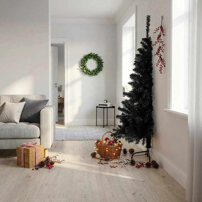 Christmas Tree | Black | PVC | Large | Christmas Tree | Crescent