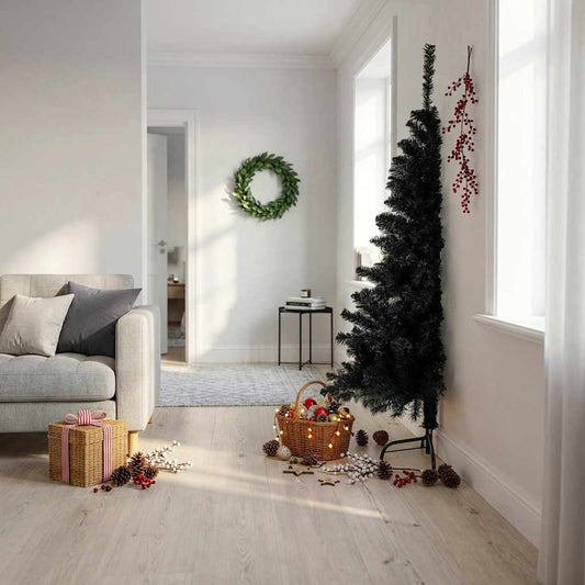 Christmas Tree | Black | PVC | Large | Christmas Tree | Crescent