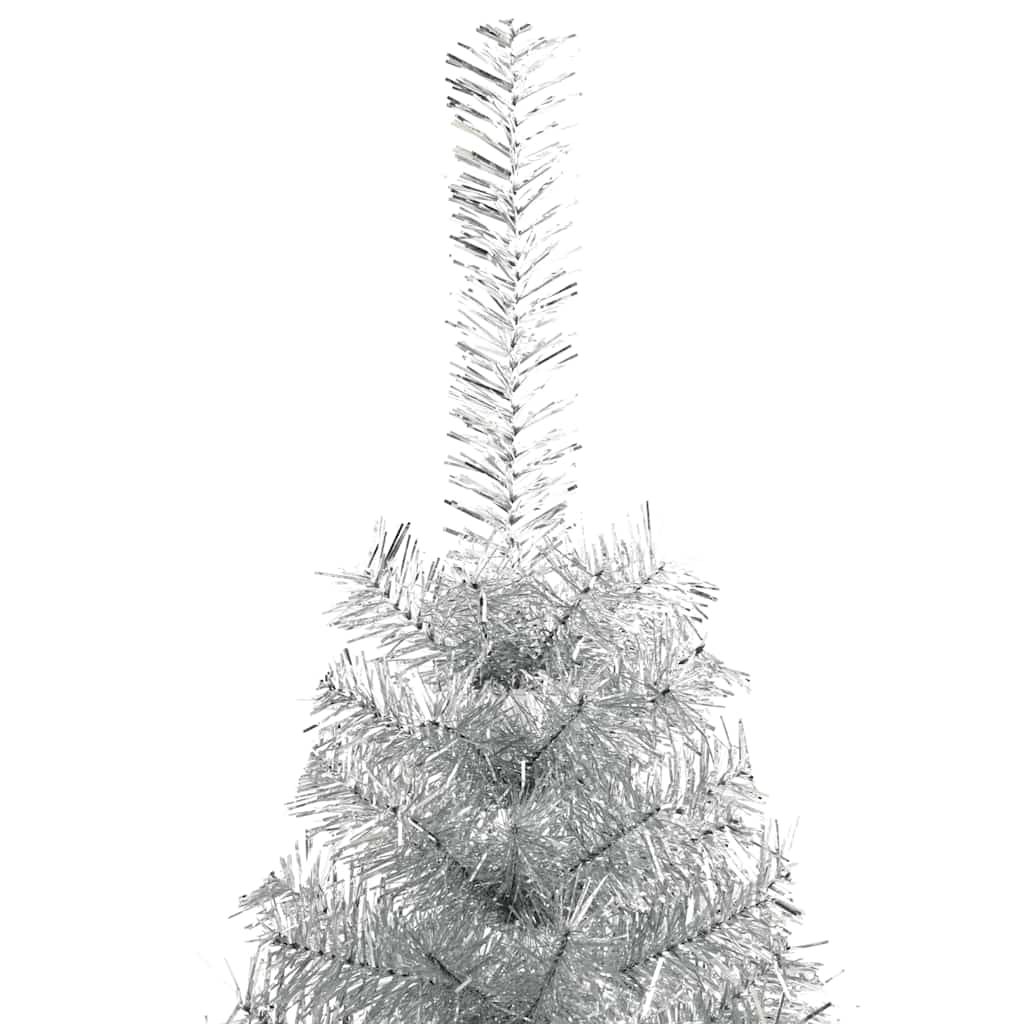 Christmas Tree | Silver | PET, steel | 240 cm tall | Decorative Inlays