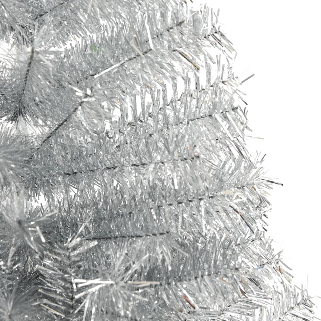 Christmas Tree | Silver | PET, steel | 240 cm tall | Decorative Inlays