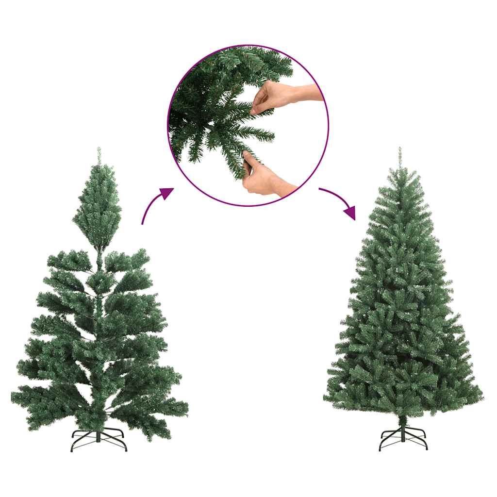 Christmas Tree | Silver | PET, steel | 240 cm tall | Decorative Inlays