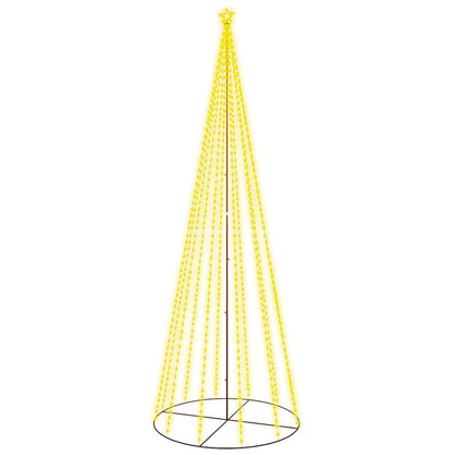 Christmas Cone Tree Warm White 732 LEDs 160x500 cm