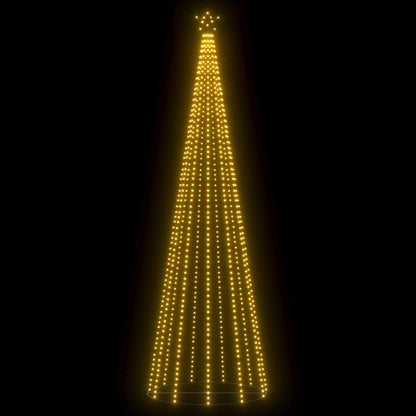 Christmas Cone Tree Warm White 732 LEDs 160x500 cm