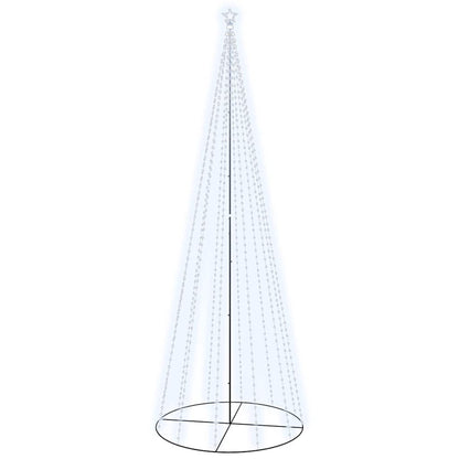 Christmas Cone Tree Cold White 732 LEDs 160x500 cm